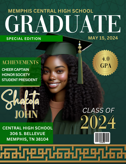 Graduation Magazine Invitataions